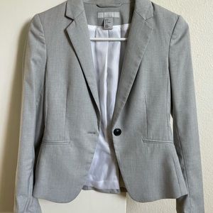 Grey blazer H&M, fitted
